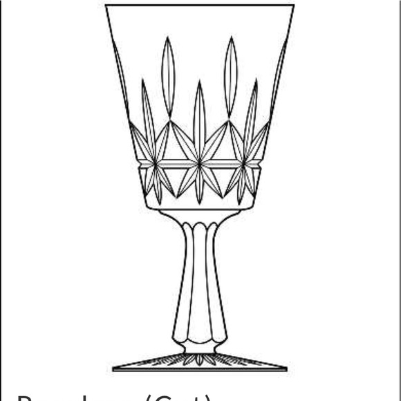 Waterford Rosslare Crystal Water Goblet - Picture 3 of 5